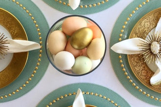 Spring table decor for Easter