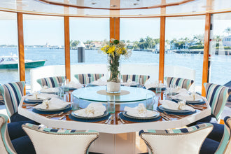 Veranda's "Summer on The Water" M/Y Octopussy Decor By Jeff Lincoln