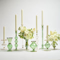 Blossom Candle Holder in Green