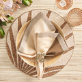 Royal Palm Placemat in Natural & Brown