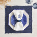 Vista Placemat in Navy & Periwinkle