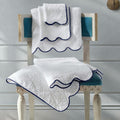 Cairo Scallop Piping Bath Towel