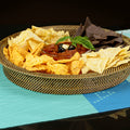 Chip And Dip Includes Round Glass 16 Oz Dish, 13.75” Diameter