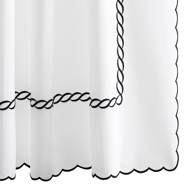 Classic Chain Scallop Shower Curtain