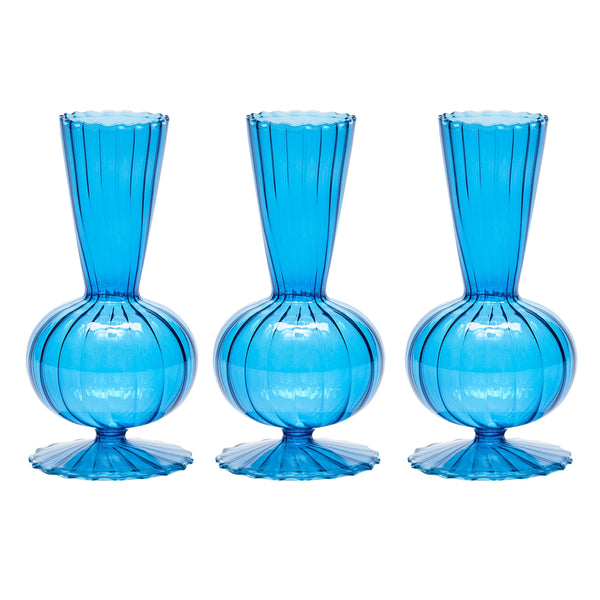 Tess Bud Vase in Blue