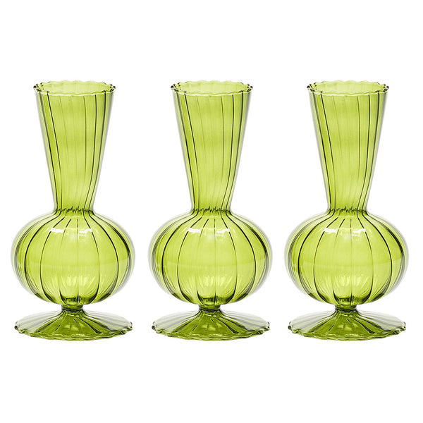 Tess Bud Vase in Olive