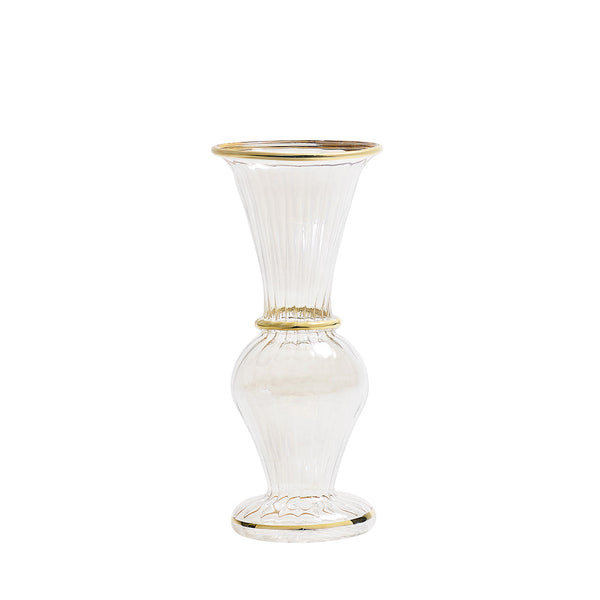 Trumpet Bud Vase in Clear