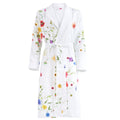 Satin Fleurs Volantes Bath Robe