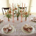 Iris Tall Candle Holder in Blush