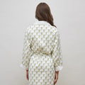 Pistachio Monkey Lightweight Short Robe