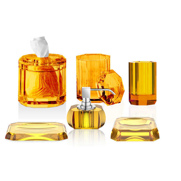 Kristall Vanity Set in Amber