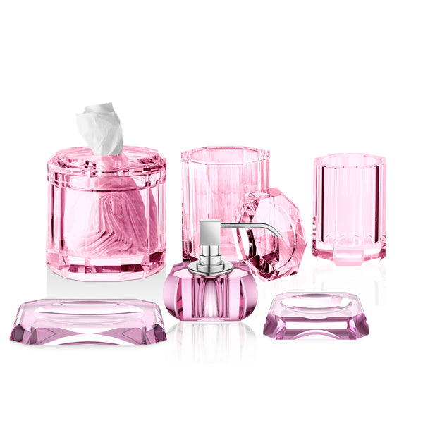 Kristall Vanity Set in Pink