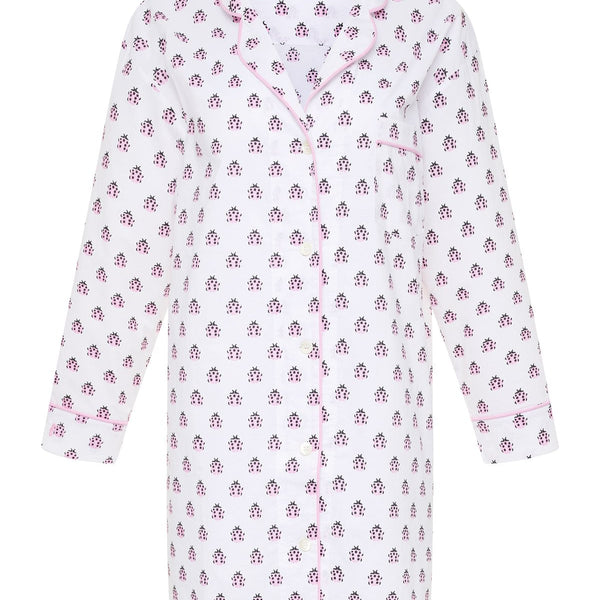 Poppy Pink Lady Bug Nightshirt