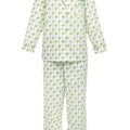 Grass Palm Trees Long Pajama Set