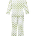 Grass Palm Trees Long Pajama Set