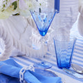 Daphne Wine Glass in Blue