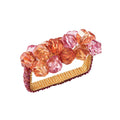 Pop Rocks Napkin Ring in Pink & Orange