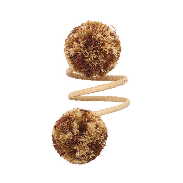 Casbah Napkin Ring in Natural & Brown