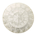 Round Capiz Placemat in Natural