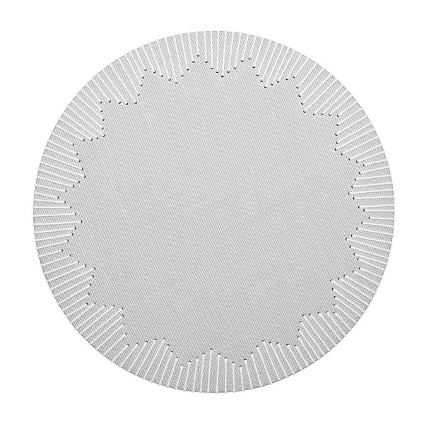 Dream Weaver Placemat in Gray & White