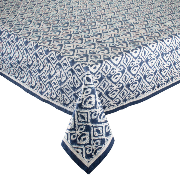 Alfresco Tablecloth in Navy & Blue