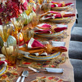 Gilded Leaves Napkin Ring in Gold