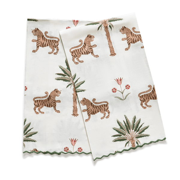 Tiger Palm Guest Towels