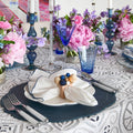 Casbah Napkin in White & Blue