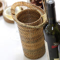 Wine Holder with Wrapped Handles