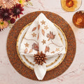 Autumn Rush Placemat in Brown & Orange