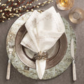 Chalet Placemat in Natural & Silver