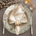 Chalet Placemat in Natural & Silver