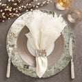 Chalet Placemat in Natural & Silver