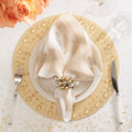 Dew Drops Placemat in Gold