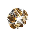 Enigma Napkin Ring in Gold & Silver