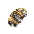 Enigma Napkin Ring in Gold & Silver