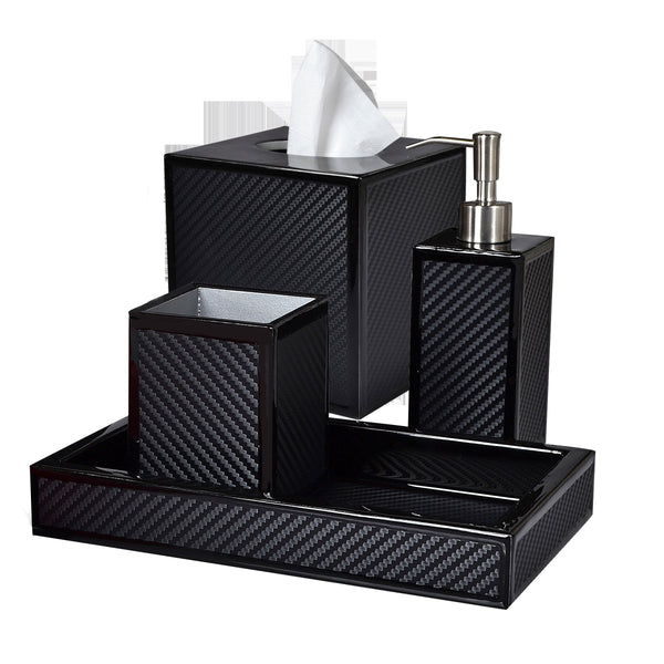 Le Mans Black Vanity Set