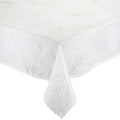 Gossamer Tablecloth in White, Gold & Silver