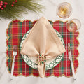 Holiday Threads Placemat in Red, Green & Gold