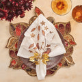 Maple Hues Napkin in White & Multi