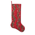 Merry and Bright Stocking in Red, Green & Gold