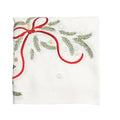 Merry and Bright Tablecloth in White, Red & Green