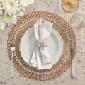 Palisade Placemat in Gold & Silver