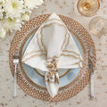 Palisade Placemat in Gold & Silver