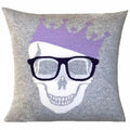 Skull Crown Cashmere Pillow