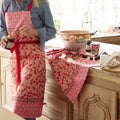 Cerises Cotton Apron