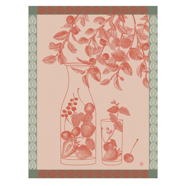 Eaux de fruits rouges Cotton Tea Towels