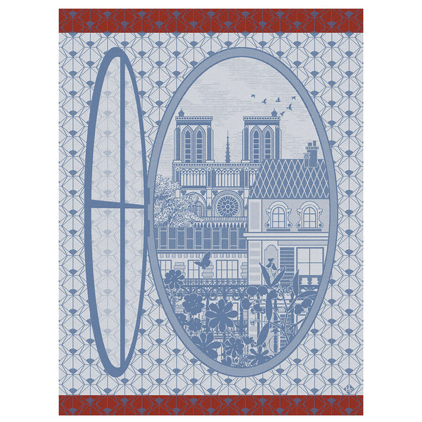 Fenetre Sur Paris Tea Towels