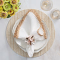 Seashell Burst Napkin Ring in Ivory & Natural