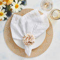 Dream Weaver Placemat in Natural & White